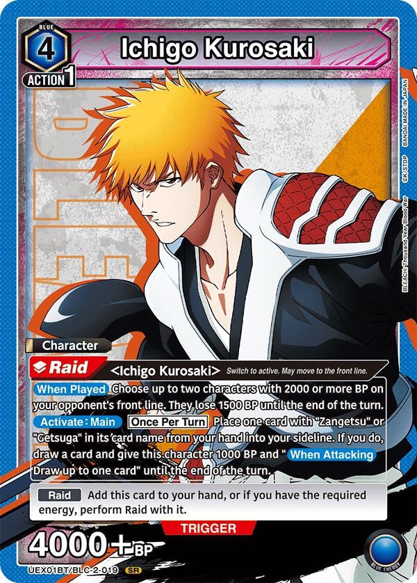 Image for Ichigo Kurosaki (019) (UEX01BT/BLC-2-019) (UEX01BT: BLEACH: Thousand-Year Blood War Vol.2) (UEX01BT) - Union Arena