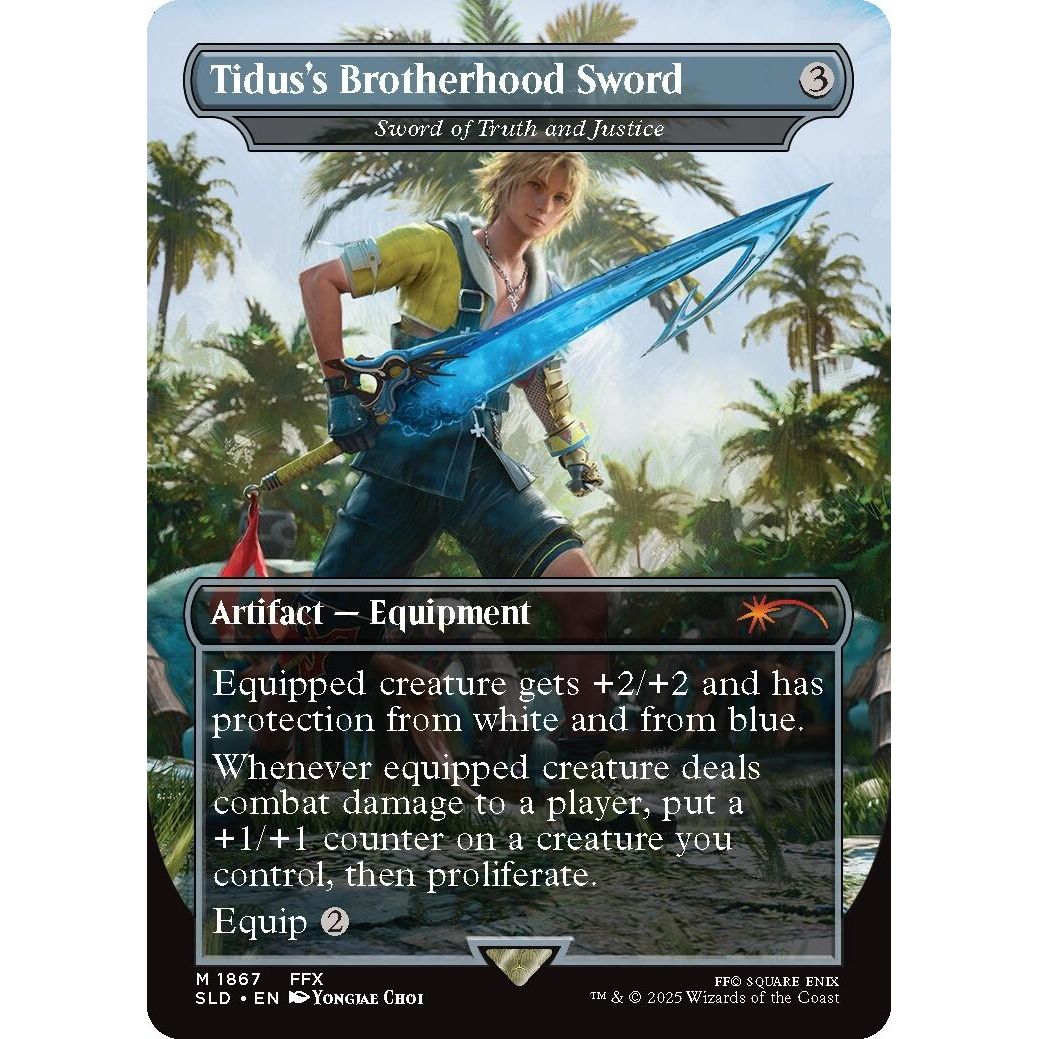 Tidus's Brotherhood Sword - Sword of Truth and Justice (1867) (Secret Lair Drop Series) - PokeBox USA