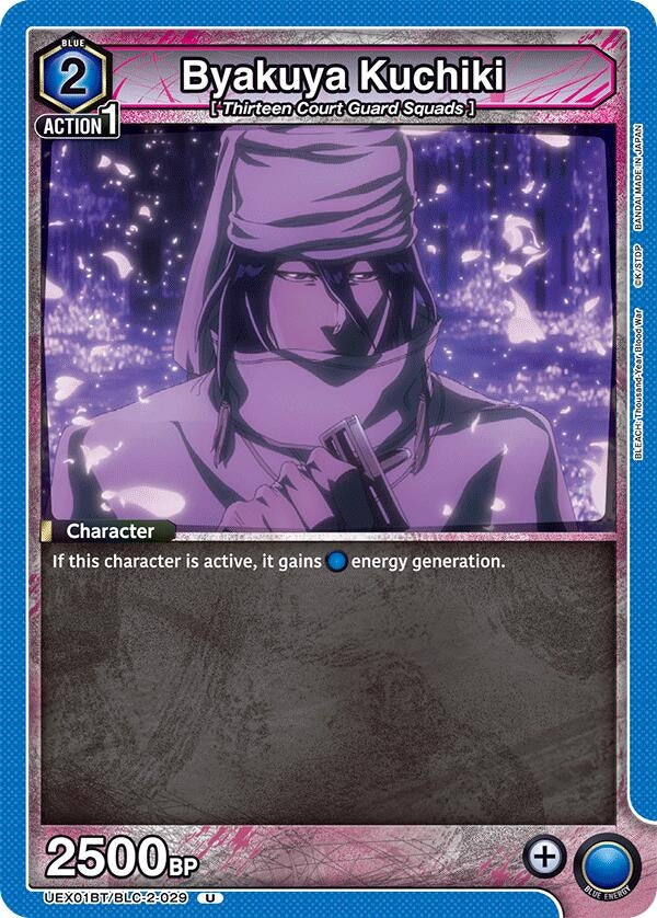 Image for Byakuya Kuchiki (029) (UEX01BT/BLC-2-029) (UEX01BT: BLEACH: Thousand-Year Blood War Vol.2) (UEX01BT) - Union Arena