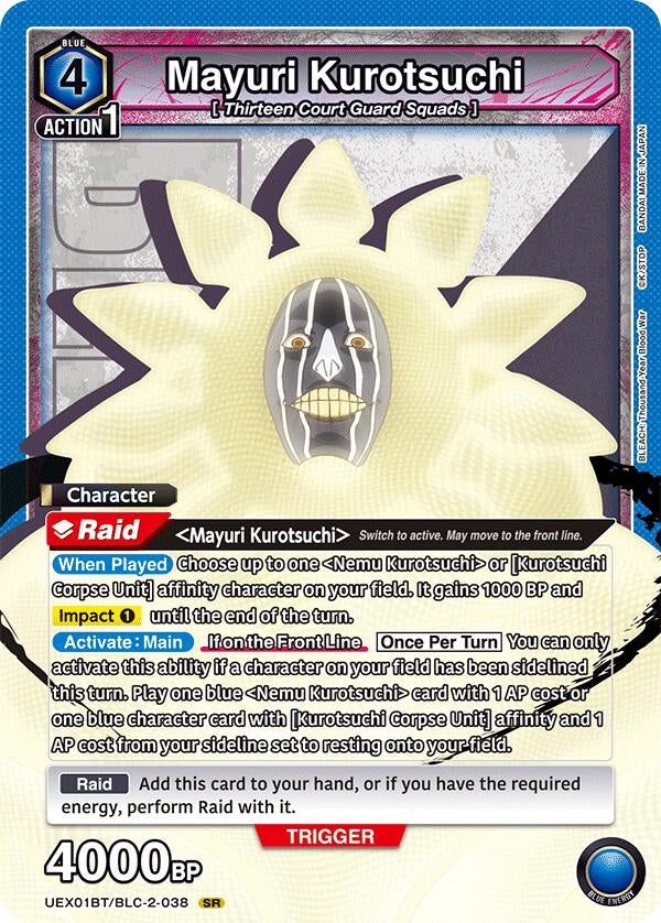 Image for Mayuri Kurotsuchi (038) (UEX01BT/BLC-2-038) (UEX01BT: BLEACH: Thousand-Year Blood War Vol.2) (UEX01BT) - Union Arena