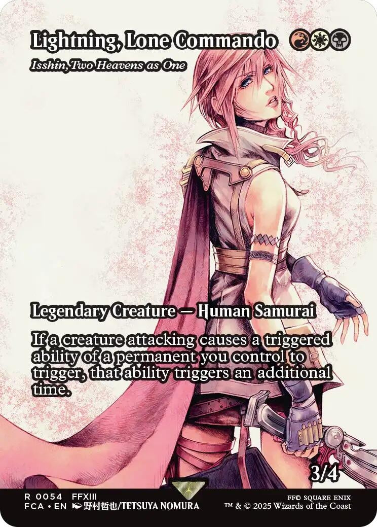 Lightning, Lone Commando - Isshin, Two Heavens as One (Showcase) (54) (FINAL FANTASY: Through the Ages)