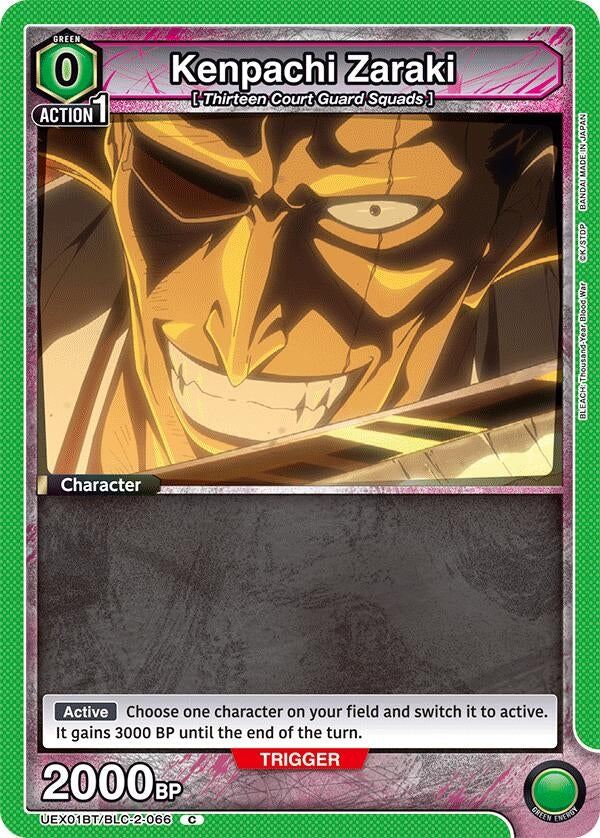 Image for Kenpachi Zaraki (066) (UEX01BT/BLC-2-066) (UEX01BT: BLEACH: Thousand-Year Blood War Vol.2) (UEX01BT) - Union Arena