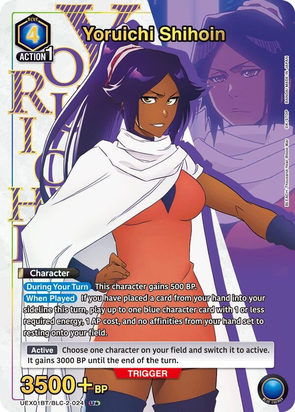 Image for Yoruichi Shihoin (U*) (UEX01BT/BLC-2-024) (UEX01BT: BLEACH: Thousand-Year Blood War Vol.2) (UEX01BT) - Union Arena