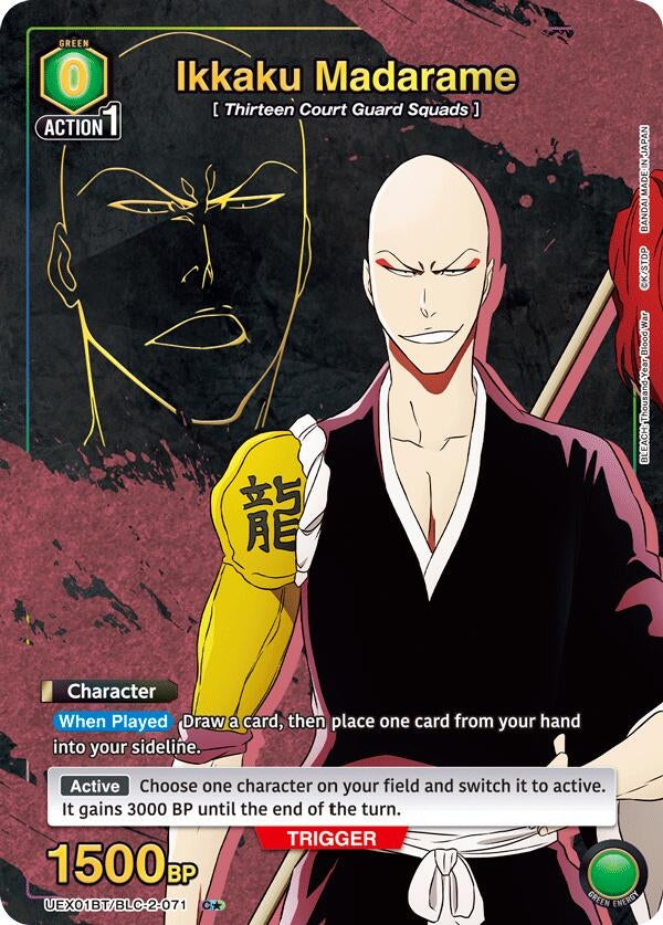Image for Ikkaku Madarame (C*) (UEX01BT/BLC-2-071) (UEX01BT: BLEACH: Thousand-Year Blood War Vol.2) (UEX01BT) - Union Arena