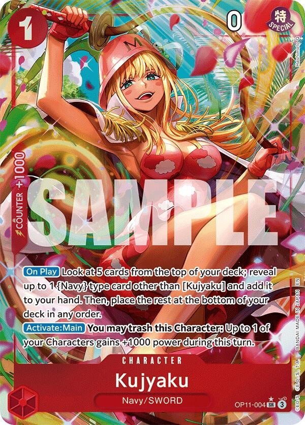 Image for Kujyaku (Alternate Art) (OP11-004) (A Fist of Divine Speed) (OP11) - One Piece Card Game