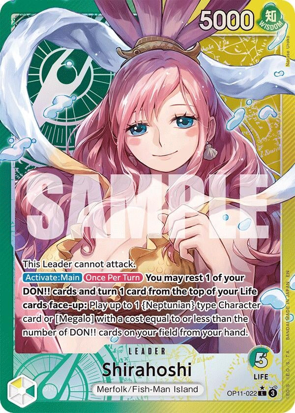 Image for Shirahoshi (022) (Alternate Art) (OP11-022) (A Fist of Divine Speed) (OP11) - One Piece Card Game