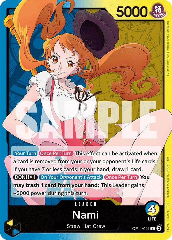 Image for Nami (041) (OP11-041) (A Fist of Divine Speed) (OP11) - One Piece Card Game