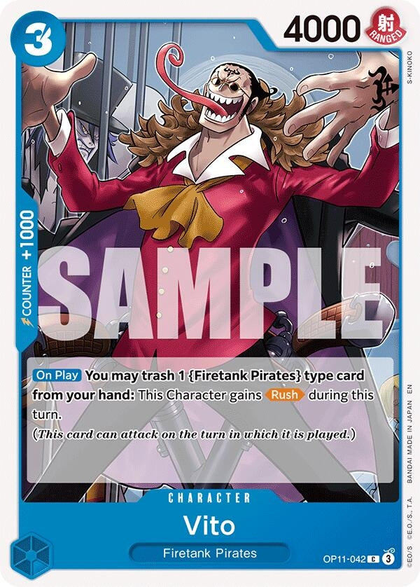 Image for Vito (OP11-042) (A Fist of Divine Speed) (OP11) - One Piece Card Game