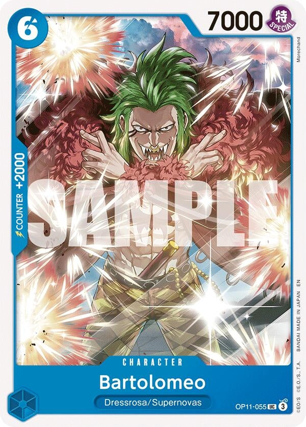 Image for Bartolomeo (OP11-055) (A Fist of Divine Speed) (OP11) - One Piece Card Game