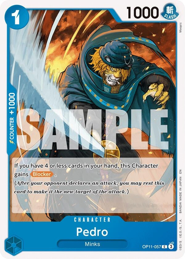 Image for Pedro (OP11-057) (A Fist of Divine Speed) (OP11) - One Piece Card Game