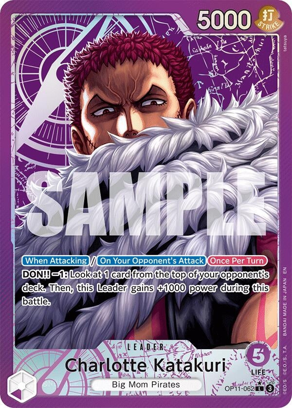 Image for Charlotte Katakuri (062) (Alternate Art) (OP11-062) (A Fist of Divine Speed) (OP11) - One Piece Card Game