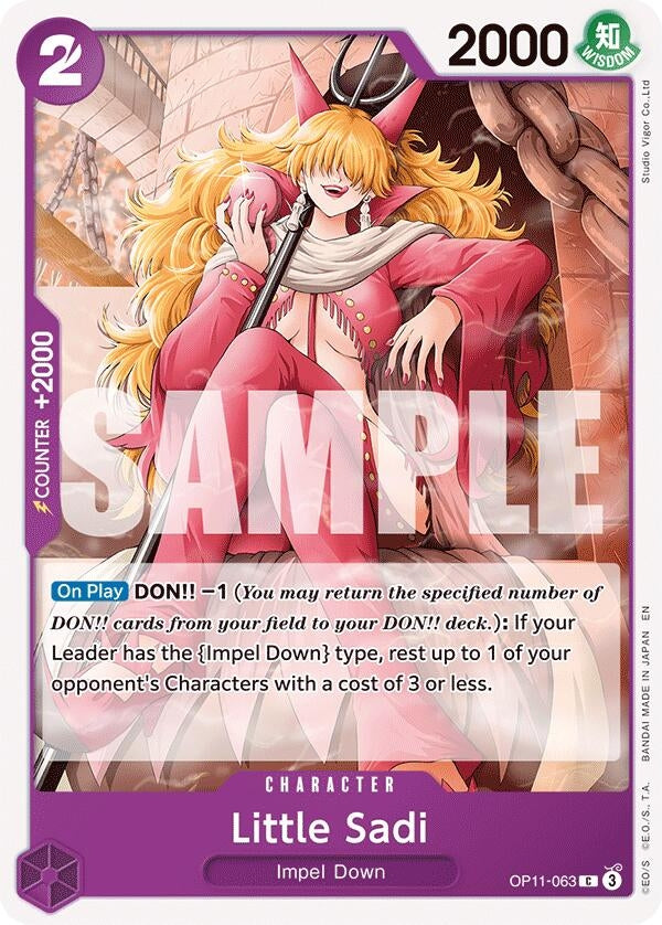 Image for Little Sadi (OP11-063) (A Fist of Divine Speed) (OP11) - One Piece Card Game