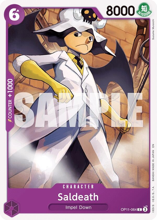 Image for Saldeath (OP11-064) (A Fist of Divine Speed) (OP11) - One Piece Card Game