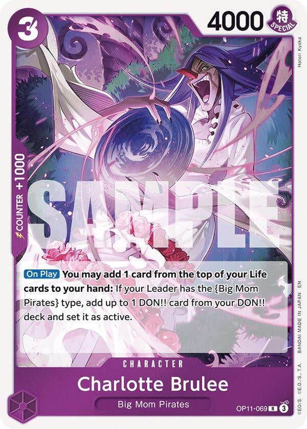 Image for Charlotte Brulee (OP11-069) (A Fist of Divine Speed) (OP11) - One Piece Card Game