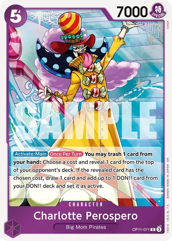 Image for Charlotte Perospero (OP11-071) (A Fist of Divine Speed) (OP11) - One Piece Card Game