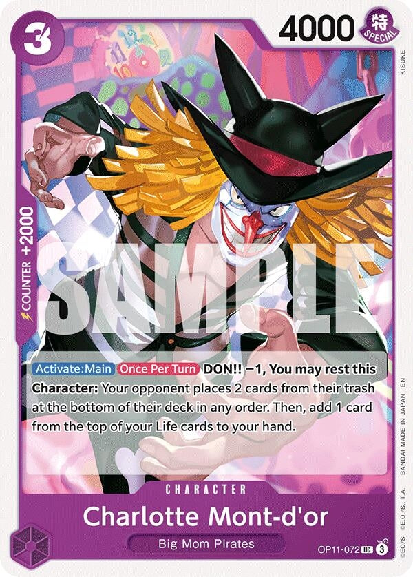 Image for Charlotte Mont-d'or (OP11-072) (A Fist of Divine Speed) (OP11) - One Piece Card Game