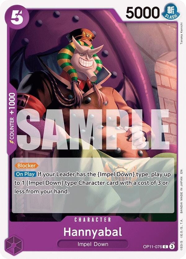 Image for Hannyabal (OP11-076) (A Fist of Divine Speed) (OP11) - One Piece Card Game