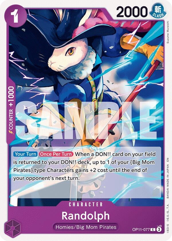 Image for Randolph (OP11-077) (A Fist of Divine Speed) (OP11) - One Piece Card Game