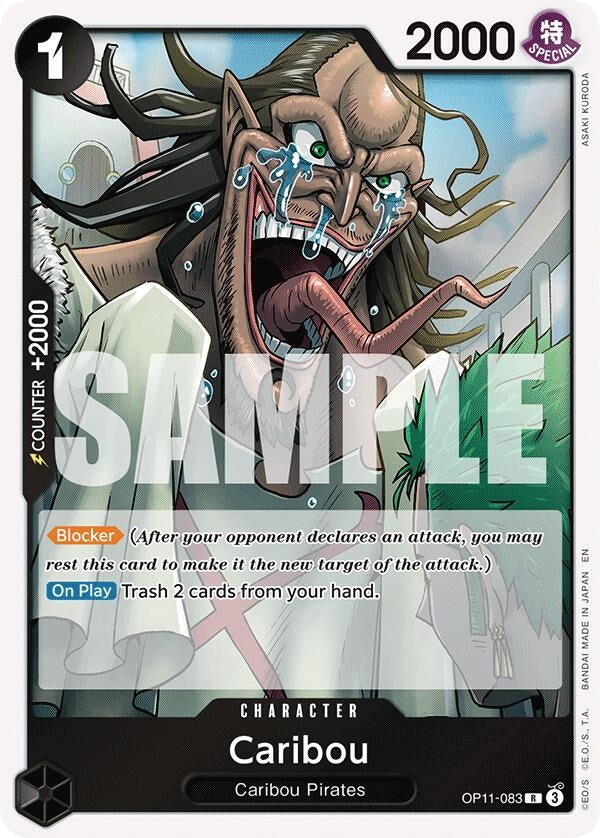 Image for Caribou (OP11-083) (A Fist of Divine Speed) (OP11) - One Piece Card Game
