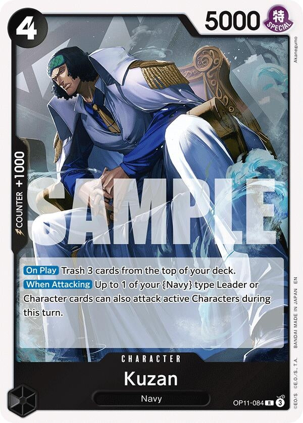 Image for Kuzan (OP11-084) (A Fist of Divine Speed) (OP11) - One Piece Card Game