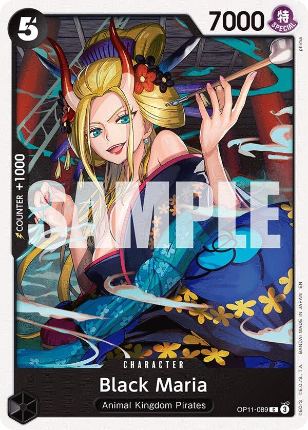 Image for Black Maria (OP11-089) (A Fist of Divine Speed) (OP11) - One Piece Card Game