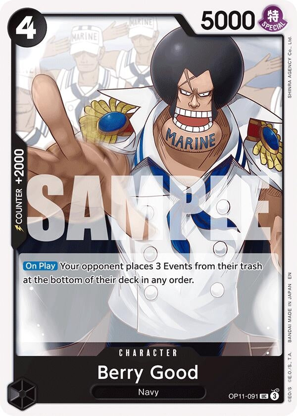 Image for Berry Good (OP11-091) (A Fist of Divine Speed) (OP11) - One Piece Card Game