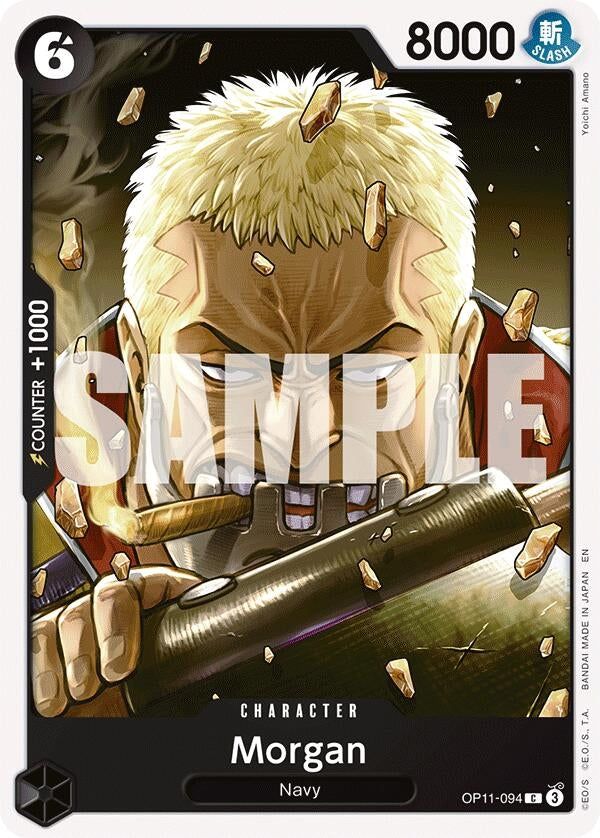 Image for Morgan (OP11-094) (A Fist of Divine Speed) (OP11) - One Piece Card Game