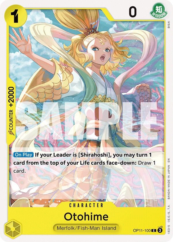 Image for Otohime (OP11-100) (A Fist of Divine Speed) (OP11) - One Piece Card Game