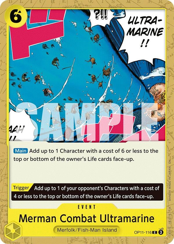 Image for Merman Combat Ultramarine (OP11-116) (A Fist of Divine Speed) (OP11) - One Piece Card Game