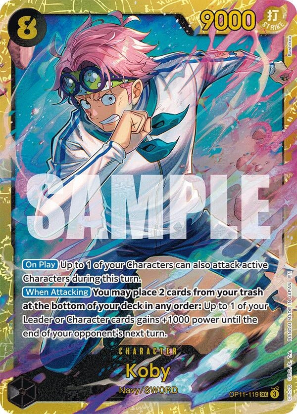 Image for Koby (119) (OP11-119) (A Fist of Divine Speed) (OP11) - One Piece Card Game