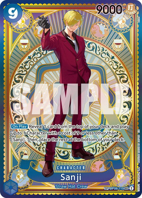 Image for Sanji (SP) (OP06-119) (A Fist of Divine Speed) (OP11) - One Piece Card Game