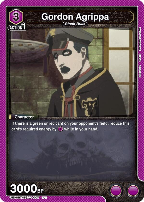 Image for Gordon Agrippa (UE08BT/BCV-1-007) (UE08BT: Black Clover) (UE08BT) - Union Arena