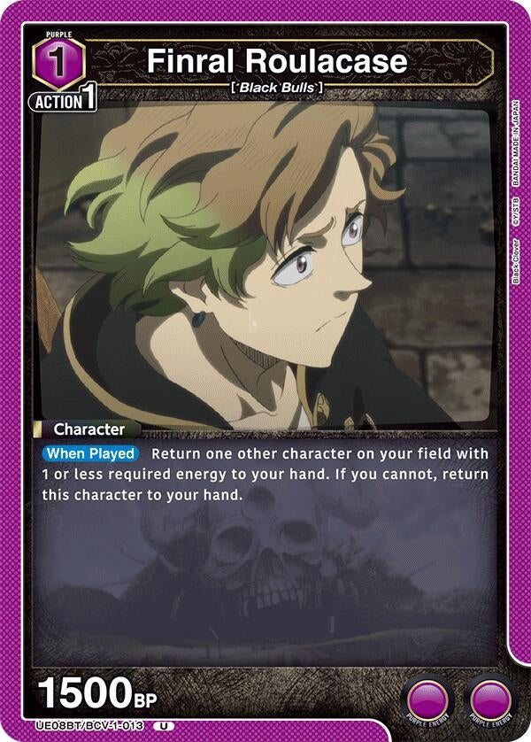 Image for Finral Roulacase (013) (UE08BT/BCV-1-013) (UE08BT: Black Clover) (UE08BT) - Union Arena