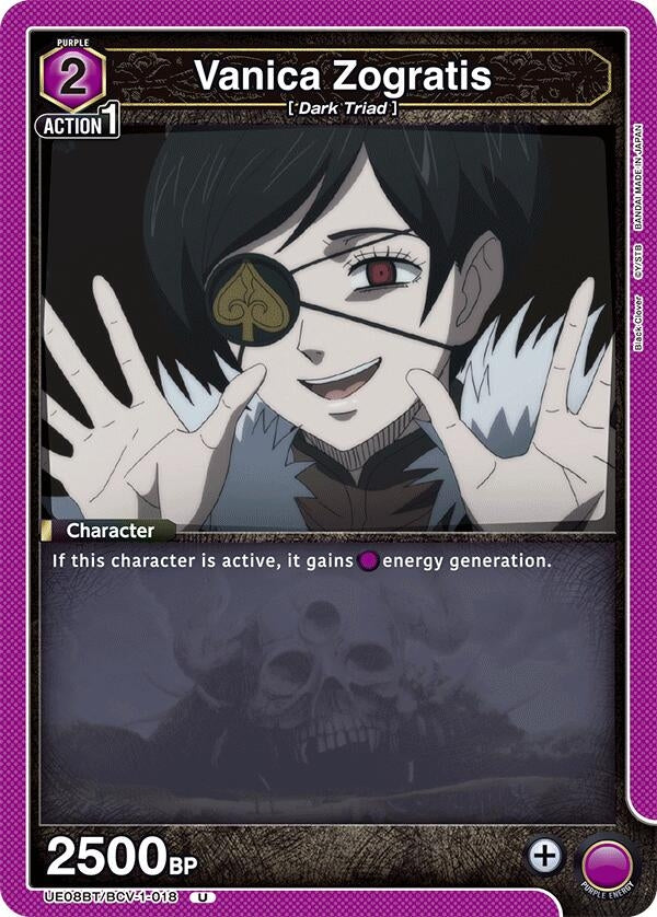 Image for Vanica Zogratis (018) (UE08BT/BCV-1-018) (UE08BT: Black Clover) (UE08BT) - Union Arena