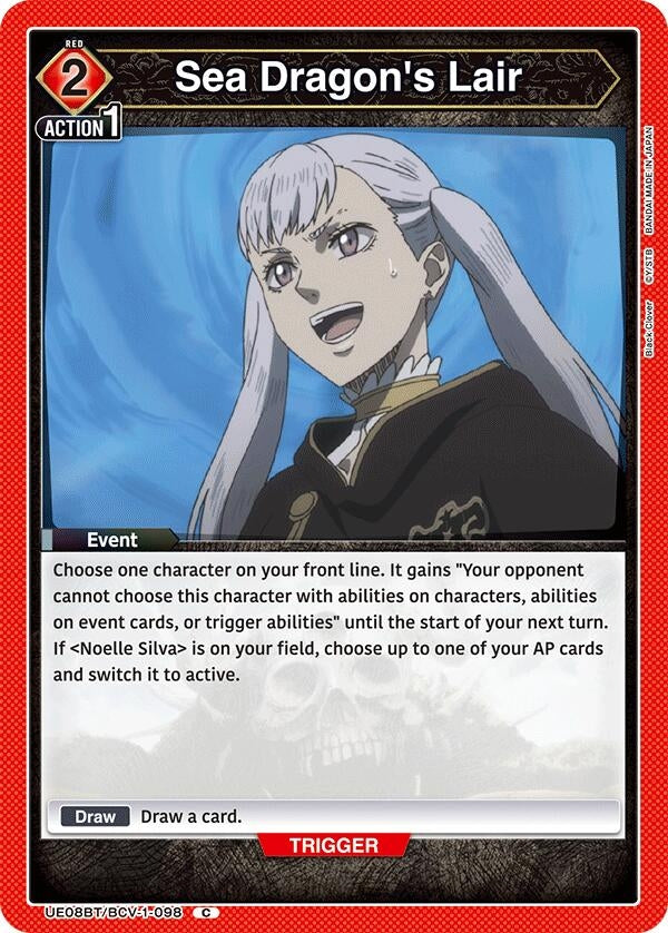 Image for Sea Dragon's Lair (UE08BT/BCV-1-098) (UE08BT: Black Clover) (UE08BT) - Union Arena