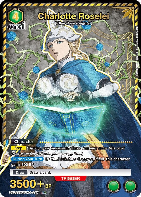 Image for Charlotte Roselei (R*) (UE08BT/BCV-1-037) (UE08BT: Black Clover) (UE08BT) - Union Arena