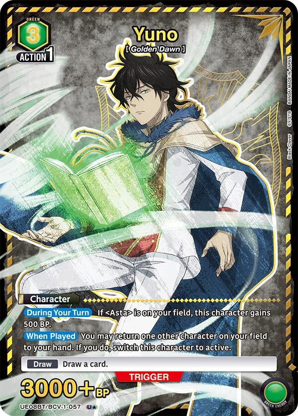 Image for Yuno (057) (U*) (UE08BT/BCV-1-057) (UE08BT: Black Clover) (UE08BT) - Union Arena