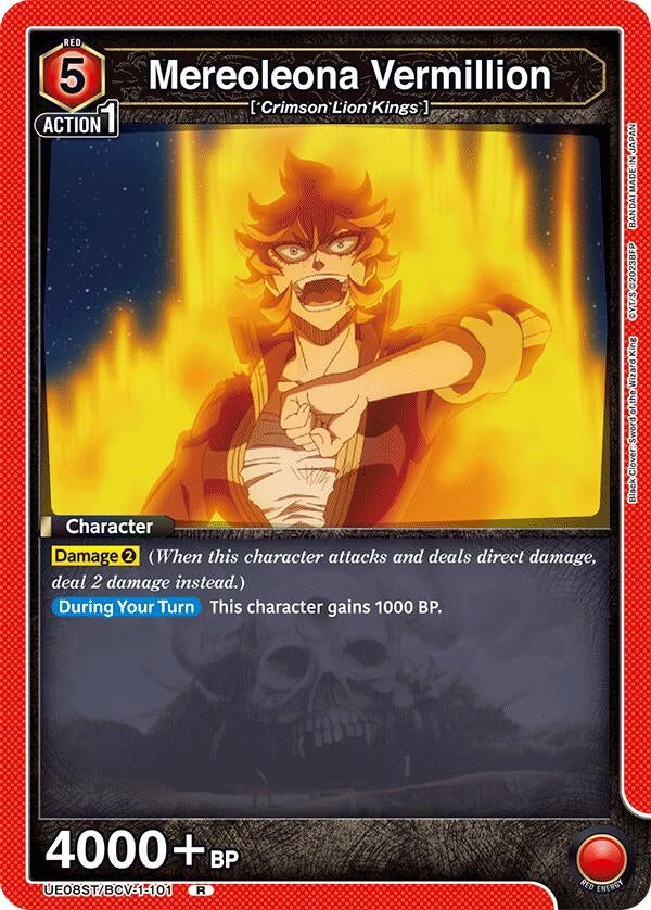 Image for Mereoleona Vermillion (UE08ST/BCV-1-101) (UE08ST: Black Clover Starter Deck) (UE08ST) - Union Arena