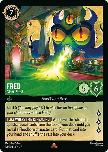 Image for Fred - Giant-Sized (98/204) (Reign of Jafar) (8) - Disney Lorcana