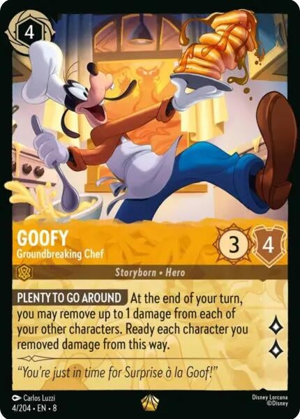 Image for Goofy - Groundbreaking Chef (4/204) (Reign of Jafar) (8) - Disney Lorcana