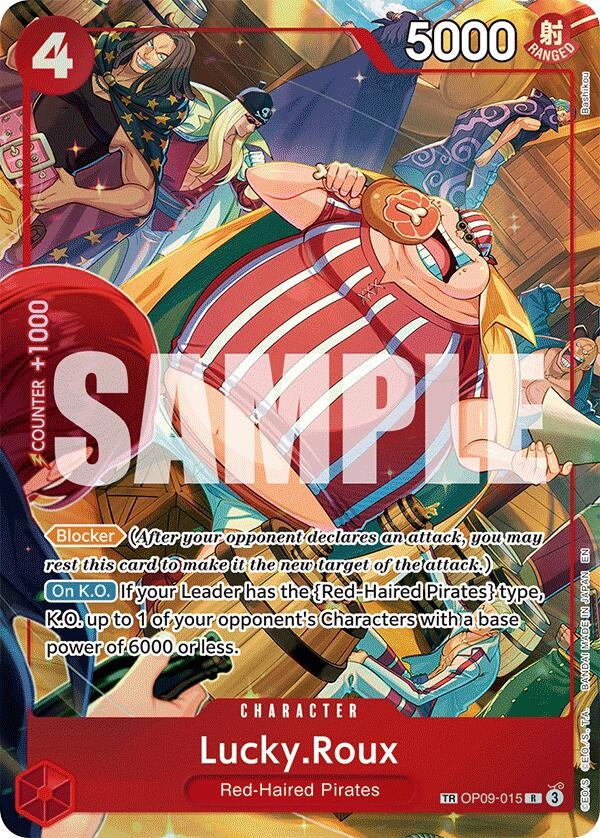 Image for Lucky.Roux (TR) (OP09-015) (A Fist of Divine Speed) (OP11) - One Piece Card Game