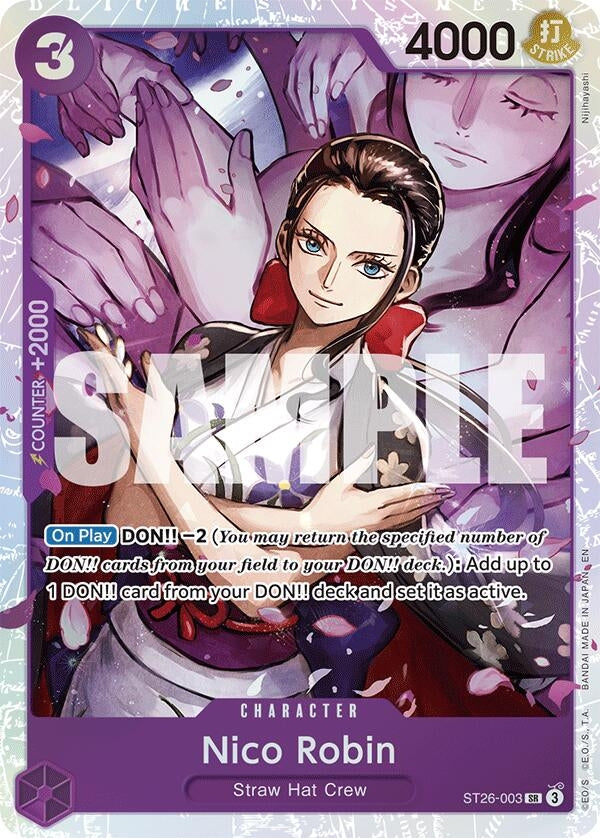 Image for Nico Robin (ST26-003) (Starter Deck 26: PURPLE/BLACK Monkey.D.Luffy) (ST-26) - One Piece Card Game