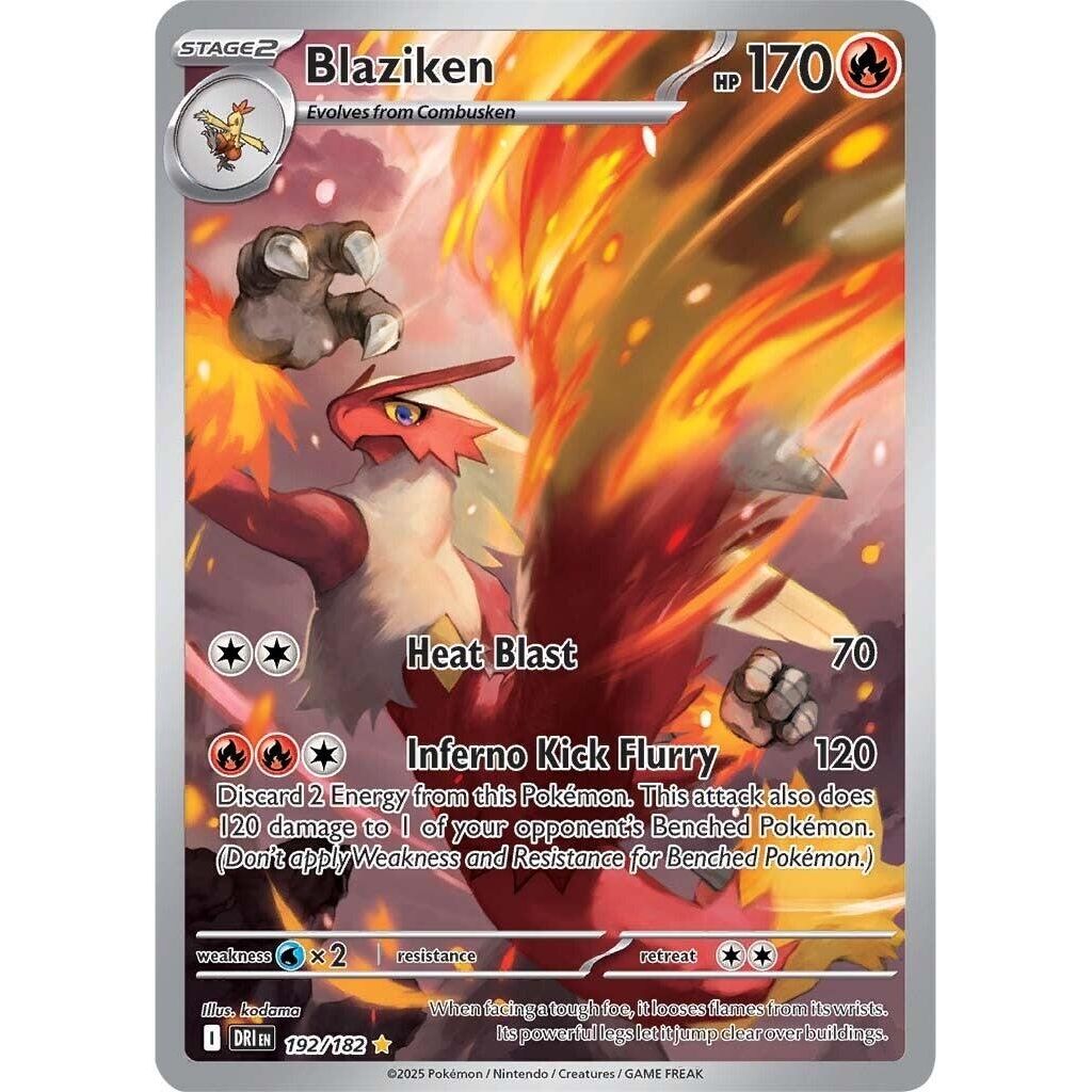 Image for Blaziken (192/182) (SV10: Destined Rivals) - Pokemon