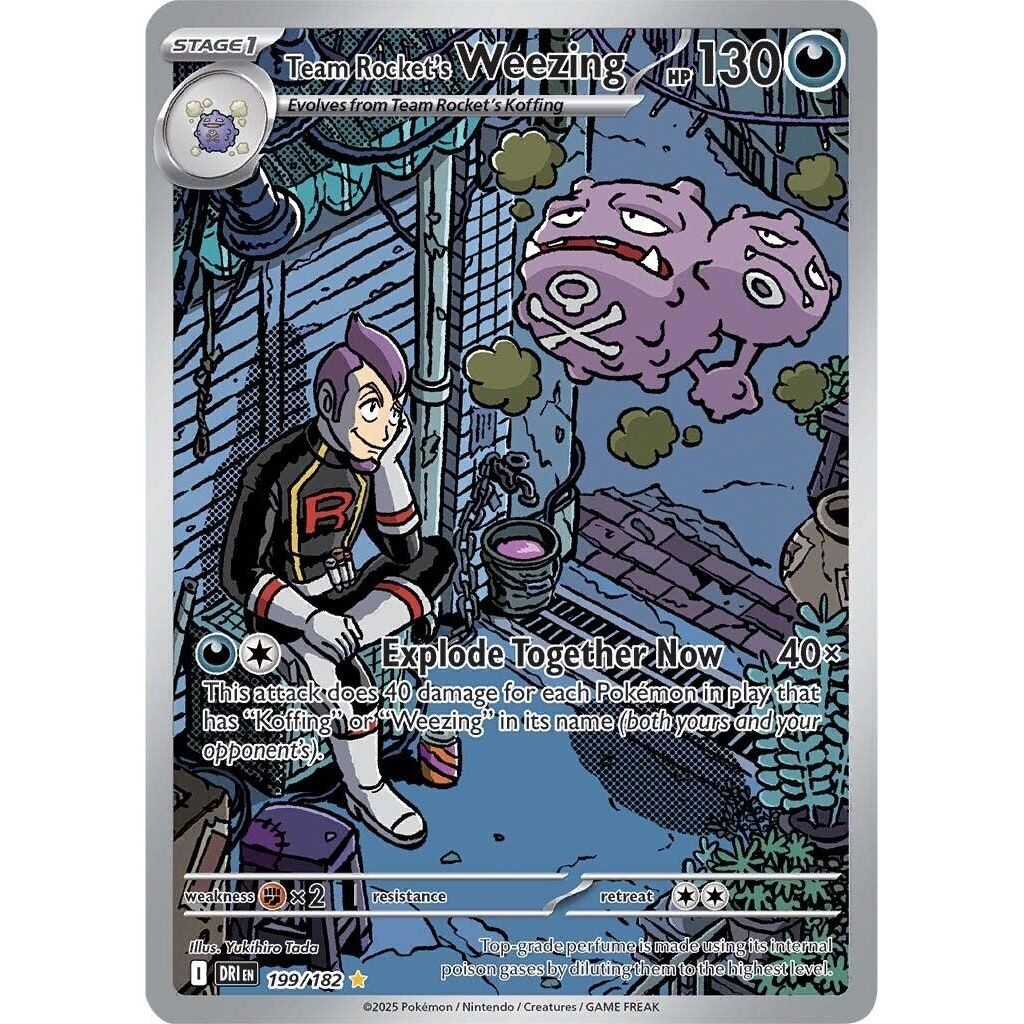 Team Rocket's Weezing (199/182) (SV10: Destined Rivals) - PokeBox USA