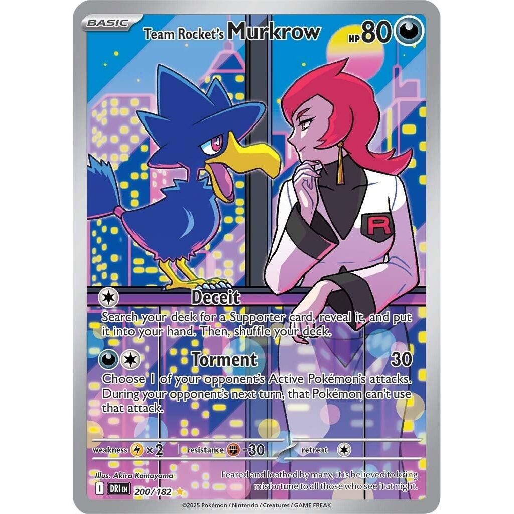 Team Rocket's Murkrow (200/182) (SV10: Destined Rivals) - PokeBox USA