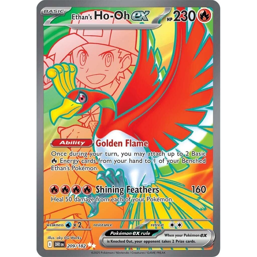 Ethan's Ho-Oh ex (209/182) (SV10: Destined Rivals) - PokeBox USA