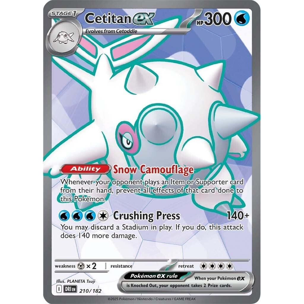 Cetitan ex (210/182) (SV10: Destined Rivals) - PokeBox USA