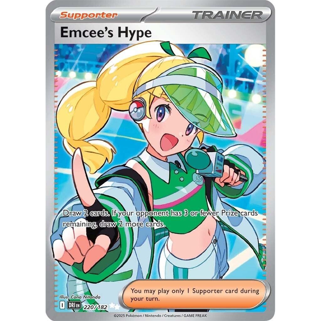 Emcee's Hype (220/182) (SV10: Destined Rivals) - PokeBox USA
