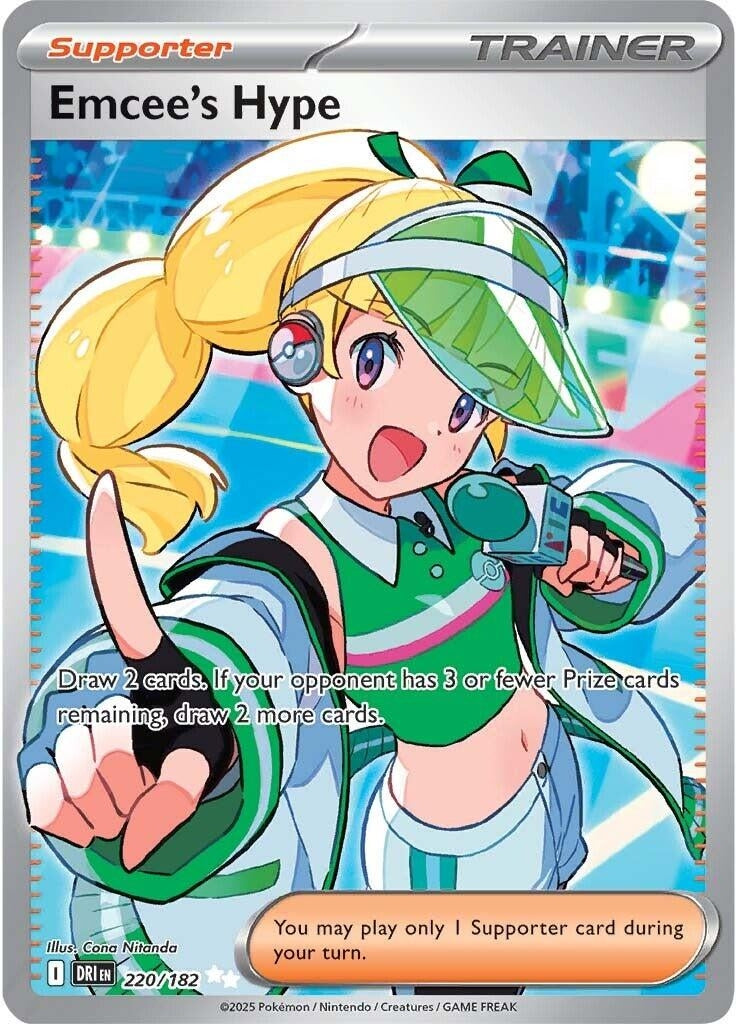 Emcee's Hype (220/182) (SV10: Destined Rivals) - PokeBox USA