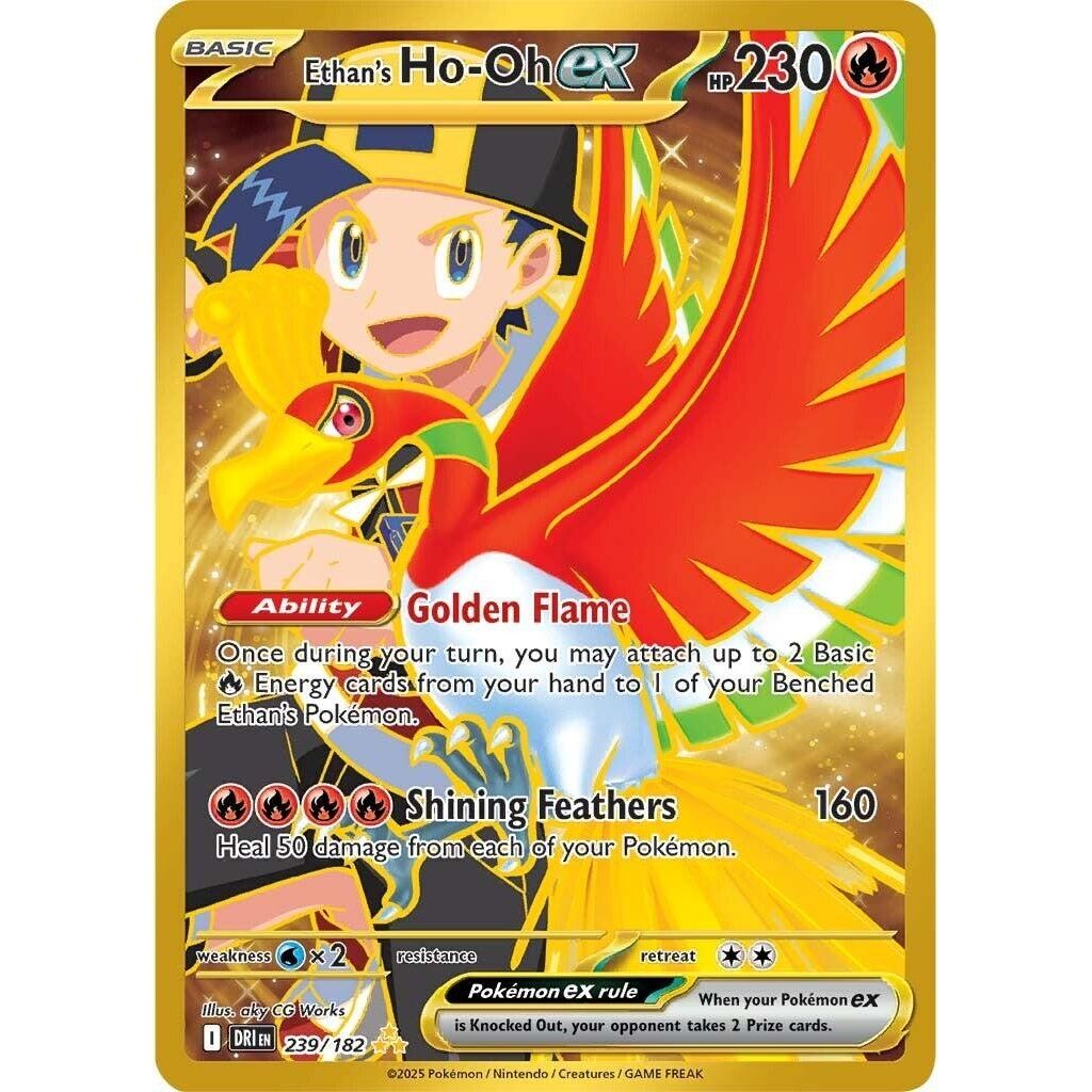 Ethan's Ho-Oh ex (239/182) (SV10: Destined Rivals) - PokeBox USA